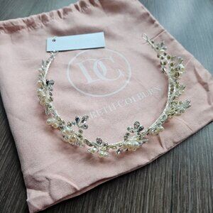 NWT Dareth Colburn Delicate Pearl Crown
